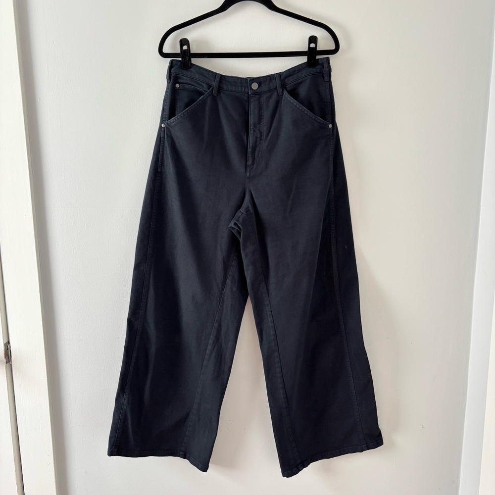 Pilcro Baggy Wide Leg Bottoms Heavyweight Denim Jeans Oversized Anthropologie
